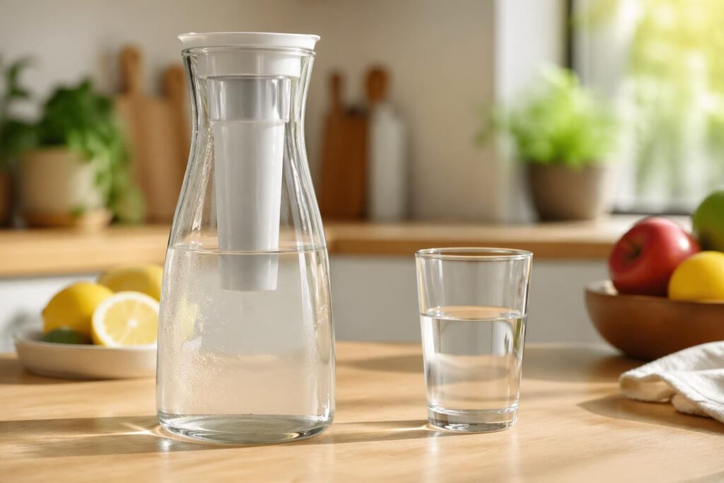 découvrez les bienfaits d'une carafe filtre à eau pour une hydratation saine au quotidien, en éliminant impuretés et améliorant le goût de l'eau.