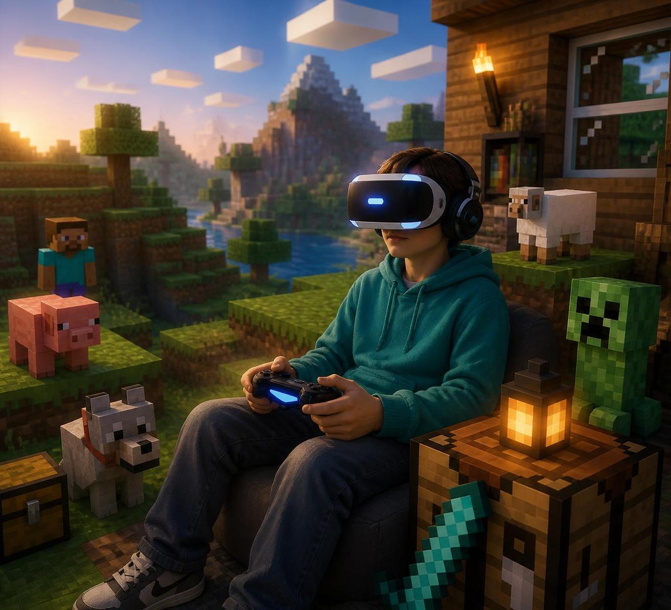 découvrez minecraft vr, une expérience immersive qui vous plonge au cœur du célèbre jeu en réalité virtuelle pour une aventure inédite et captivante.