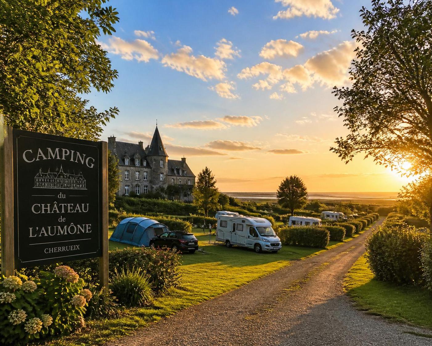 découvrez le camping du château de l'aumône, un véritable havre de nature et de détente. profitez d'un séjour inoubliable entre confort et paysages exceptionnels, idéal pour toute la famille.