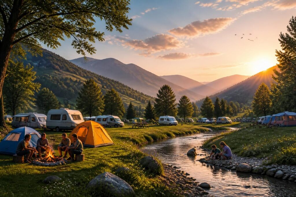 découvrez le camping de la vallée d’auville, un véritable havre de nature idéal pour des vacances ressourçantes en famille ou entre amis. profitez d'un cadre paisible et d'activités en plein air pour un séjour inoubliable.