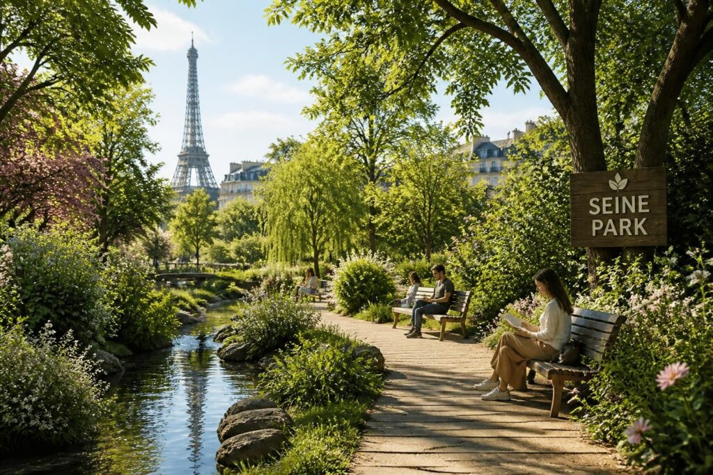découvrez seine park, un véritable havre de nature en plein cœur de paris, idéal pour se ressourcer et renouer avec le bien-être au milieu d'un environnement paisible et verdoyant.