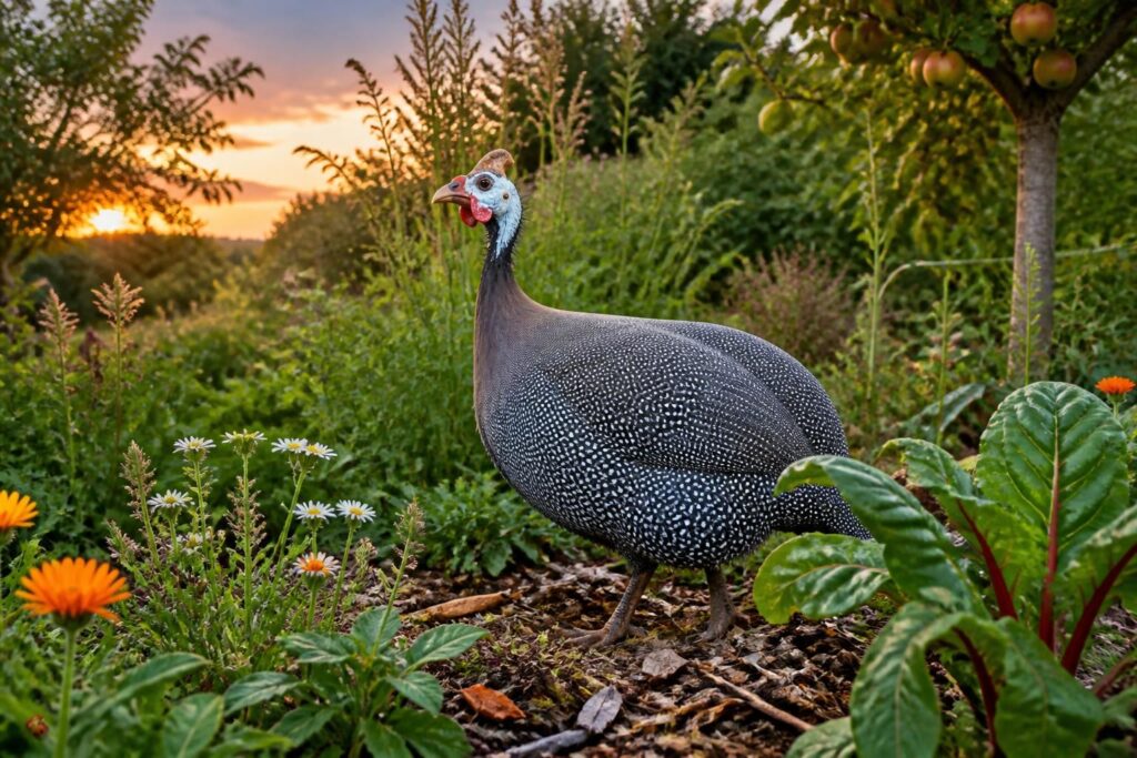 découvrez l'oie de guinée, un oiseau sauvage bénéfique pour votre jardin écologique grâce à ses nombreuses qualités naturelles et son rôle dans la protection de l'environnement.