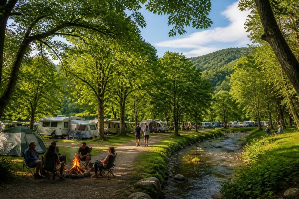découvrez le camping la châtaigneraie en dordogne, un véritable havre de nature où vous pourrez profiter de vacances ressourçantes au cœur d'un cadre paisible et verdoyant.