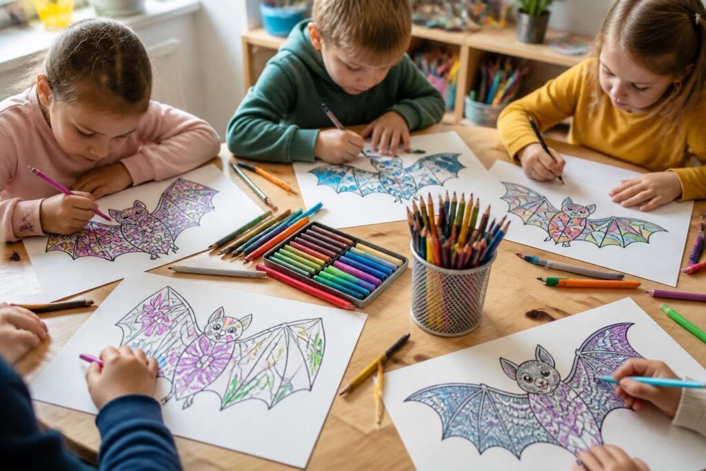 découvrez des idées originales de coloriage chauve-souris pour stimuler la créativité et l'imagination des enfants tout en s'amusant.