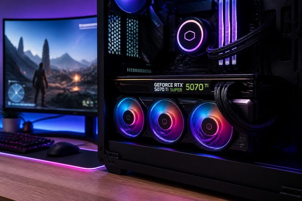 découvrez la rtx 5070 ti super, la carte graphique idéale pour un gaming optimal. comparatif, performances et conseils pour bien choisir votre gpu.