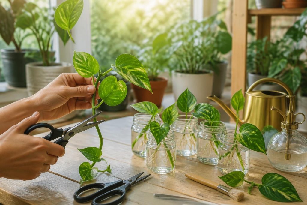découvrez les astuces essentielles pour réussir la multiplication des boutures de pothos chez vous. guide pratique pour bouturer facilement et faire pousser vos plantes d'intérieur.