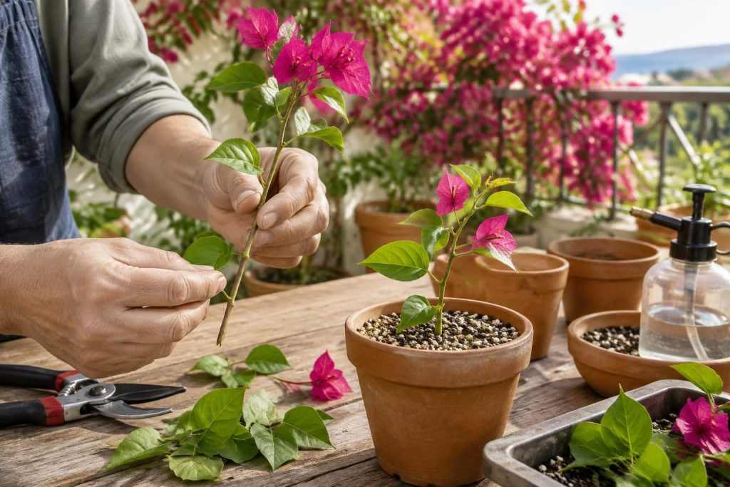 découvrez quand et comment bouturer le bougainvillier chez vous : choix des tiges, préparation, plantation et astuces pour favoriser l’enracinement.
