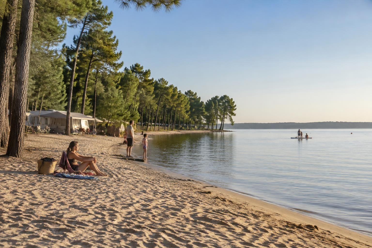 profitez du camping navarrosse plage, entre lac et forêt : un cadre naturel idéal pour des vacances reposantes en famille ou entre amis.