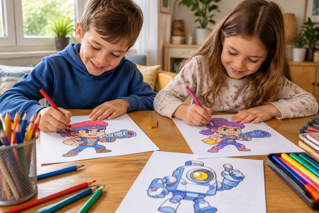 découvrez des dessins brawl stars à imprimer pour occuper les enfants de façon créative : coloriages, personnages favoris et activités amusantes.