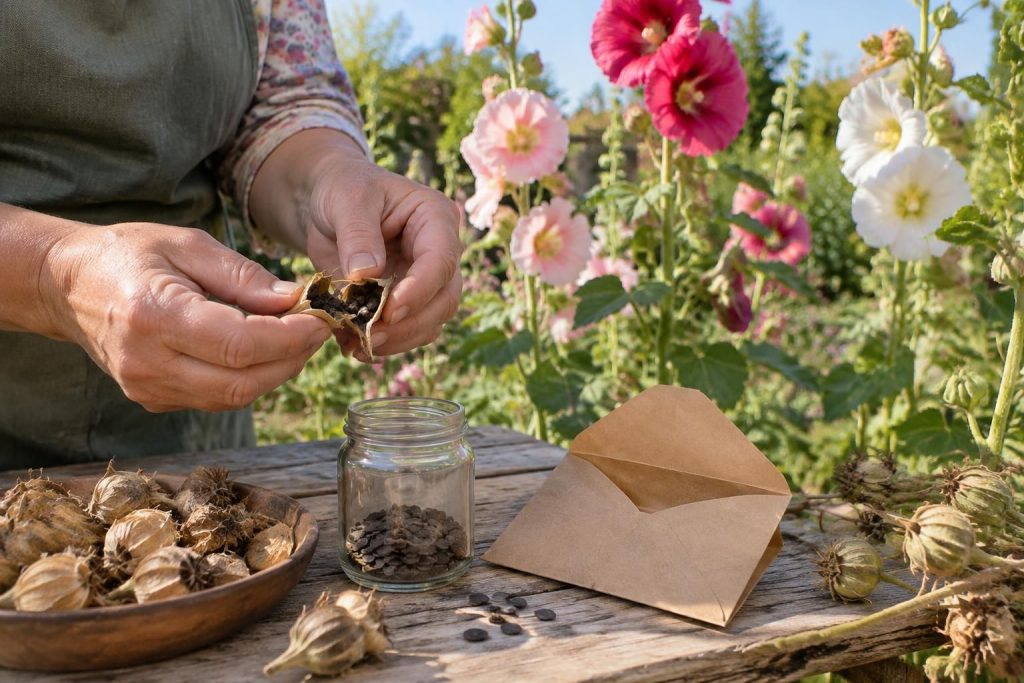 découvrez comment récolter, sécher et conserver les graines de rose trémière pour profiter de magnifiques floraisons dans votre jardin.